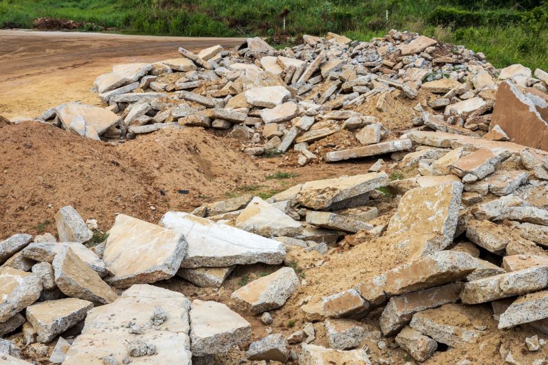 Crushed Concrete Pile